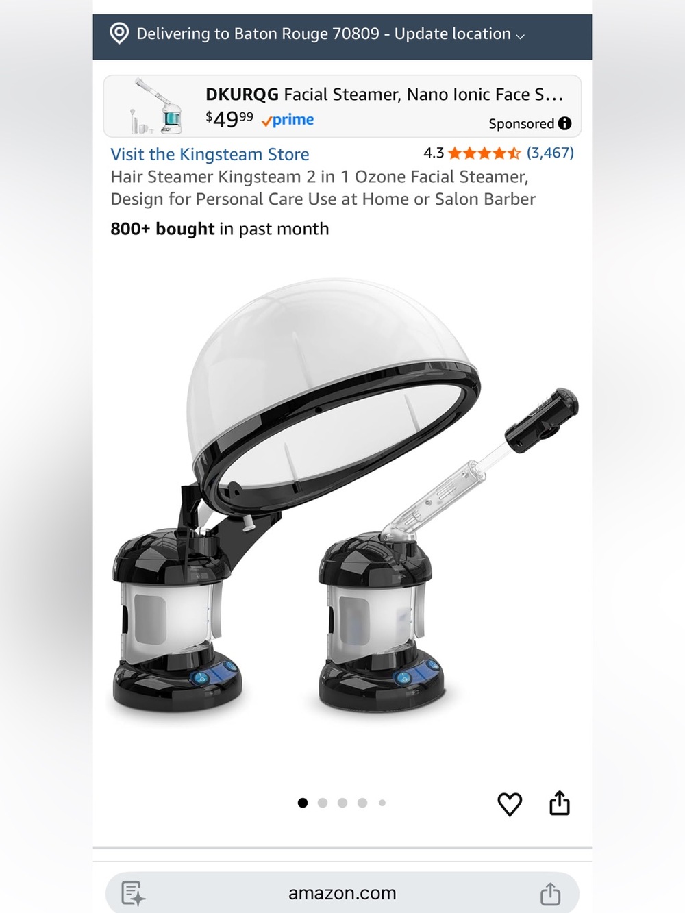 Hair and Beauty Steamer